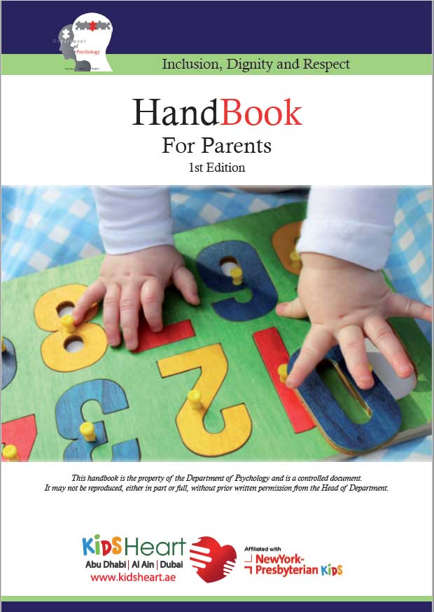 HandBook For Parents - Department of Psychology - KidsHeart